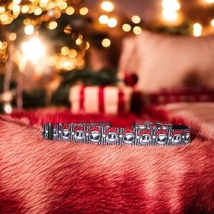 Handmade Jack Skellington Christmas Holiday Cat Breakaway Collar